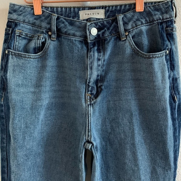 PacSun Two Tone Mom Denim Jeans 28 - Picture 4 of 12